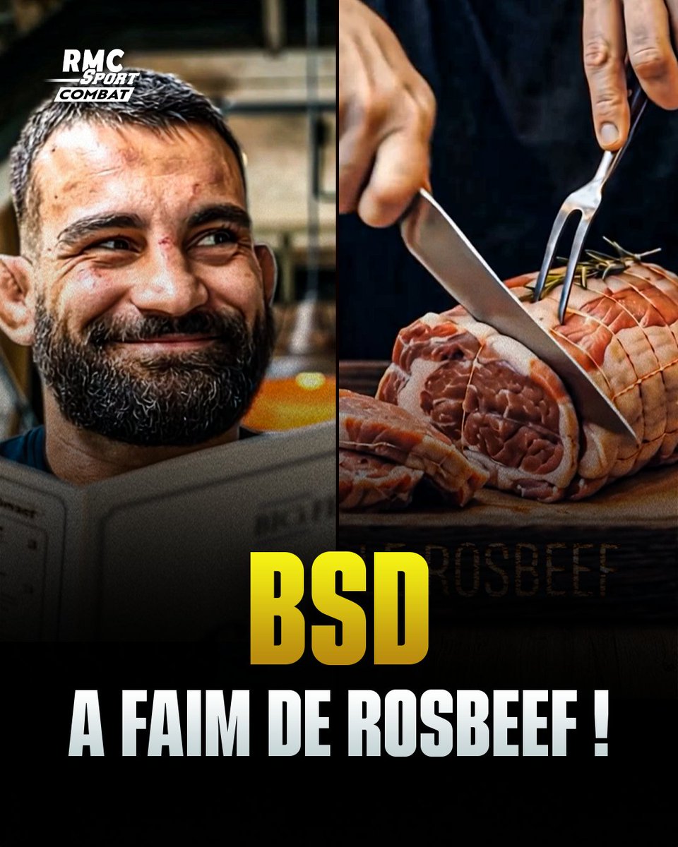 RMCSportCombat's tweet image. Benoît Saint Denis a partagé sur Instagram une vidéo, qui annonce peut-être son retour, où il se met en scène en train de commander puis de découper un rosbeef 👀🇫🇷

Qu’en pensez-vous ? 🧐

#BenoitSaintDenis #UFC