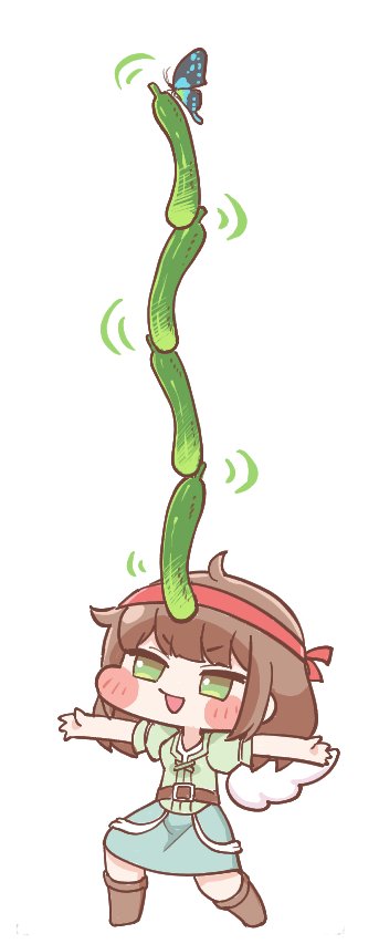 絵チャで描いたキュウイ
すくすく!キュウリタワー! 