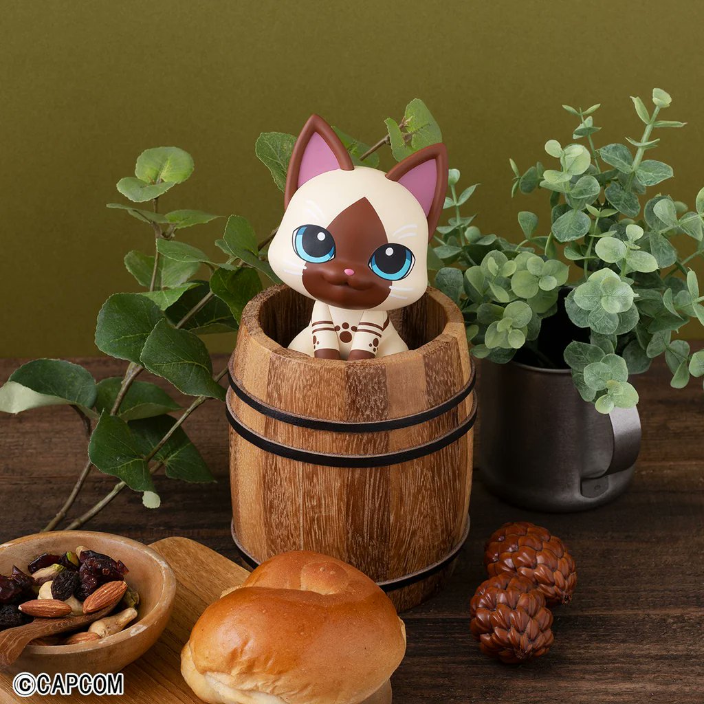 BandaiCollect's tweet image. Happy Caturday from your pal, Airou!

This adorable palico from Monster Hunter is now a part of the Lookup series!

Coming Nov. 26!

#lookup #capcom #megahouse #megakawaii #figure