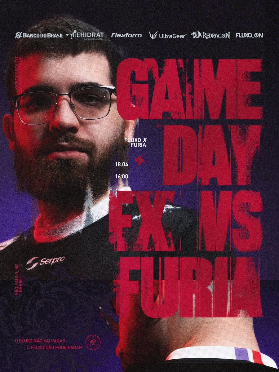 fluxow7m_r6's tweet image. DIA DE REVANCHE 🔥

Hoje às 16h contra @FURIA 

Valendo vaga pro Major Salt Lake City é diferente, contamos com a torcida de vocês! #SegueOFX