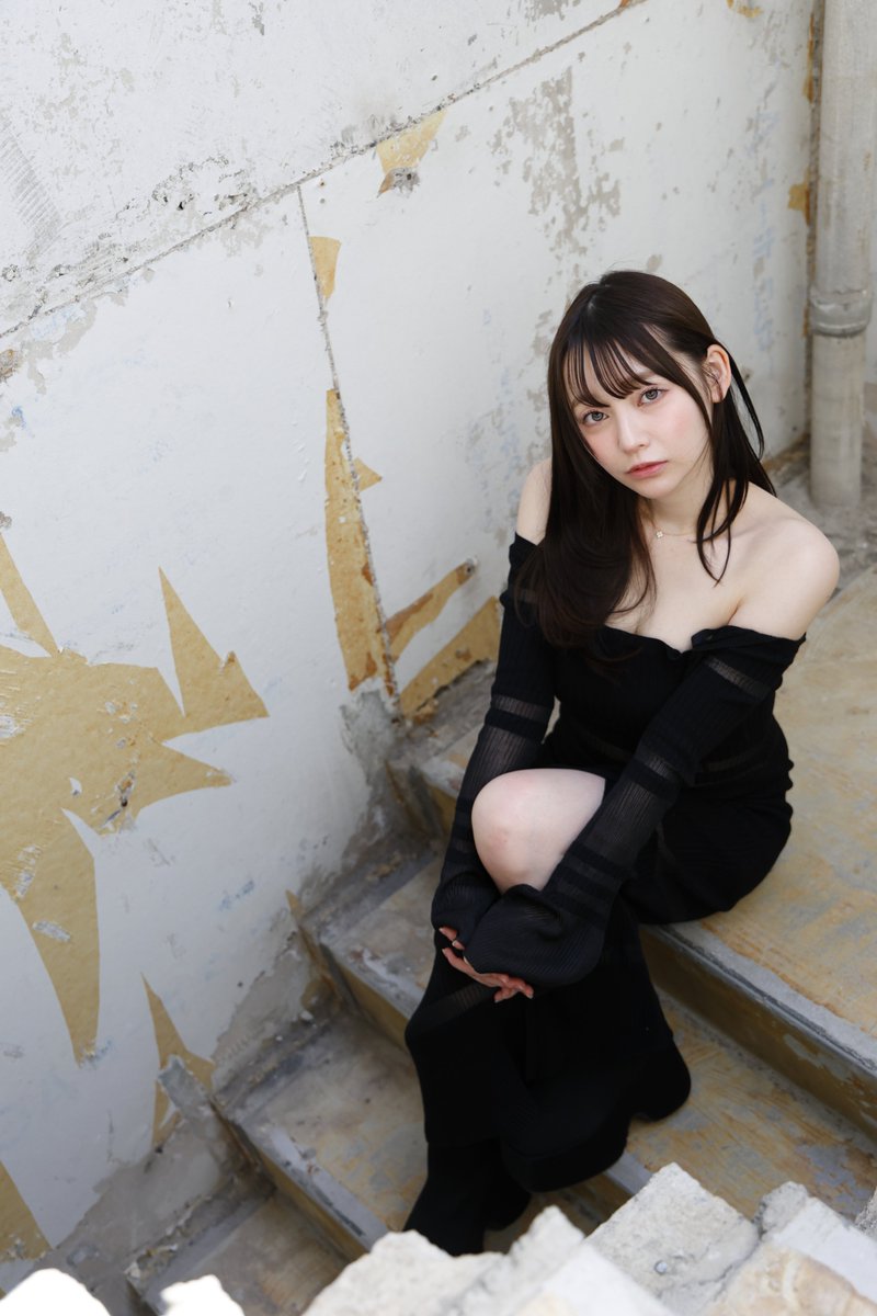 Joinjazz1's tweet photo. 黒崎ゆゆ　さん　@chijyuu_u
2026/4月　[R]studio 　その5
#シロクロ撮影会
#黒崎ゆゆ
#ポートレート https://t.co/L8PqxmBZpj