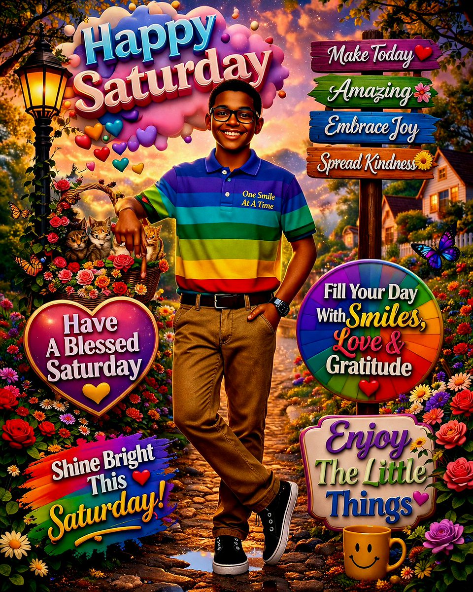 Jimmy_Harper's tweet image. Hello 👋🏽 Good afternoon

Happy Saturday

I hope you are having an amazing day and enjoying this beautiful sunny, bright, and brilliant day

Enjoy today and have a wonderful weekend

#HappySaturday #BeautifulDay #SmileMaker #OneSmileAtATime  #WonderfulWeekend #SaturdayVibes