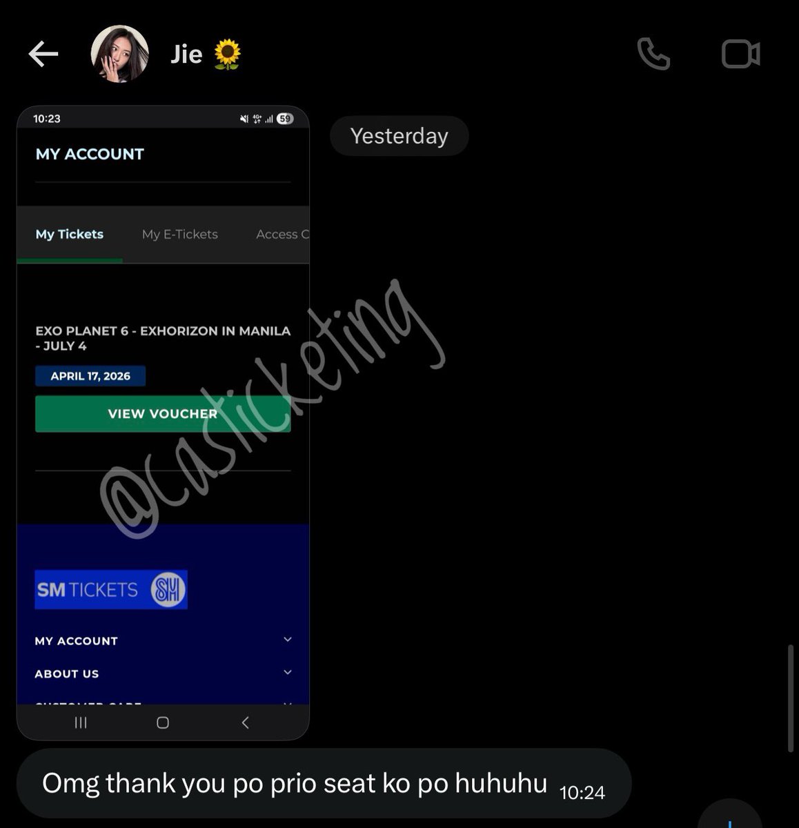cas ✰ ticket assistance tweet media