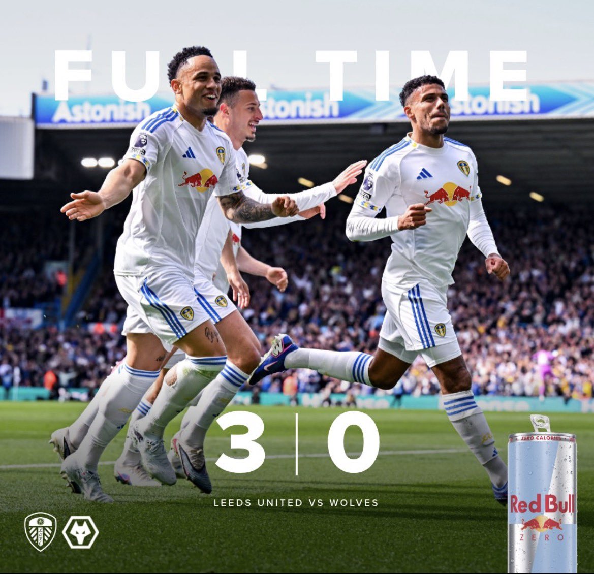 puntos obligados los de hoy por la circunstancia y el rival, partidazo del leeds, todos viene con niveles muy altos para los próximos partidos que son muy importantes, VAMOS LEEDS CARAJO.