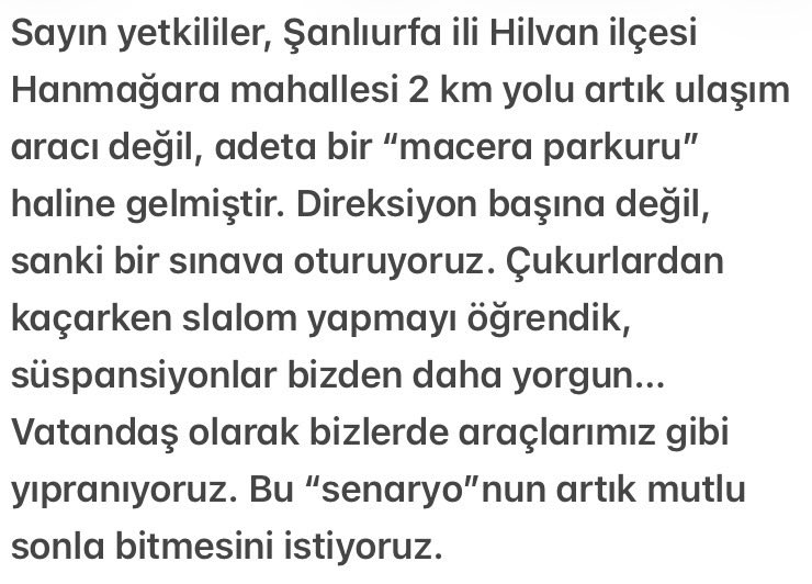 bedirgelez's tweet photo. @tcbestepe @Akparti @hilvankaymakam  @sanliurfabld @Hilvanbeltr https://t.co/4woj1c7ggY