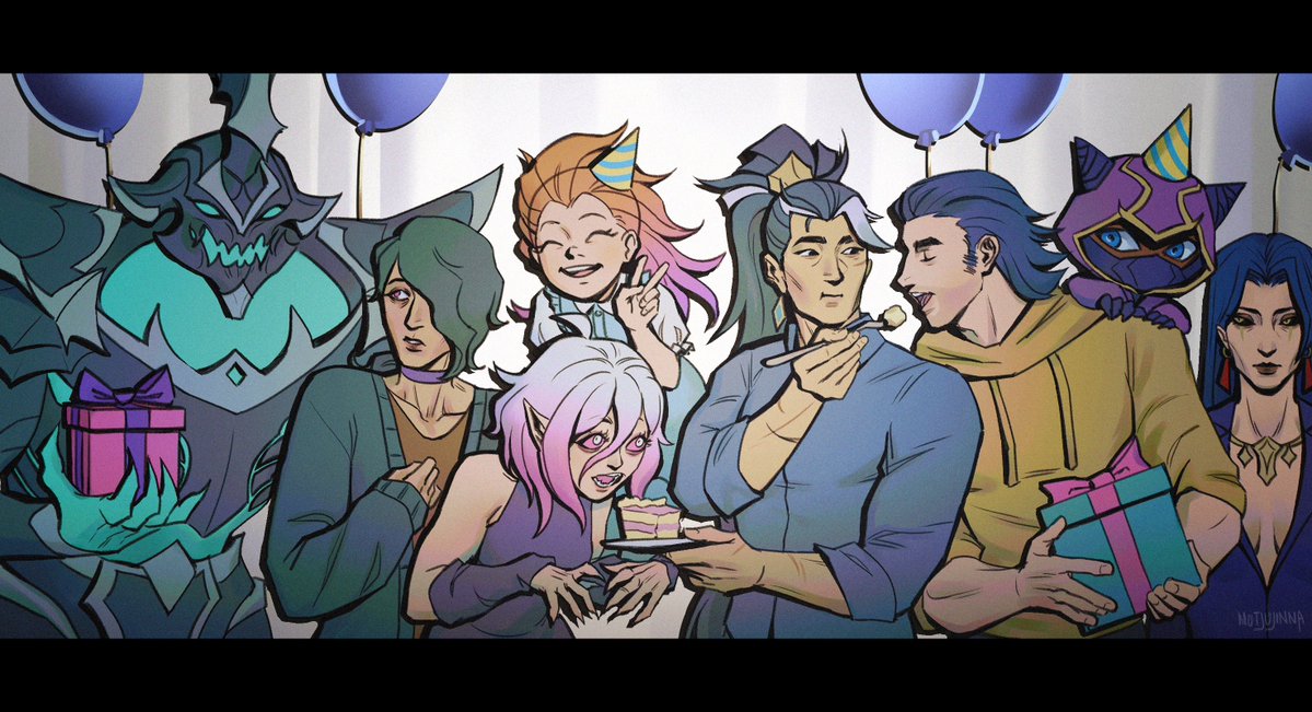 i have invited my league mains to my birthday party because i have free will