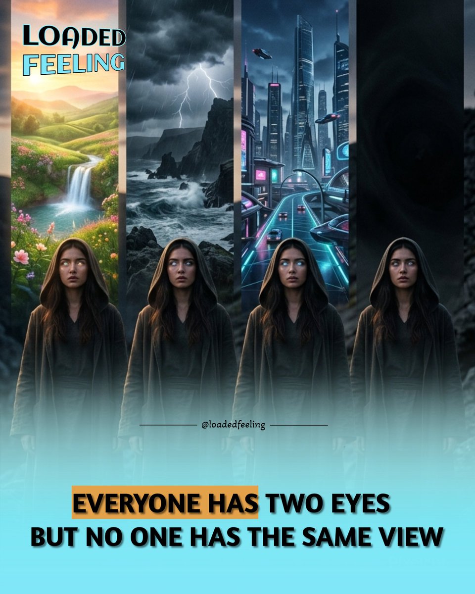 loadedfeeling's tweet image. What’s one thing you wish others could see the way you do?

.

#perspective #deepthoughts #mindset