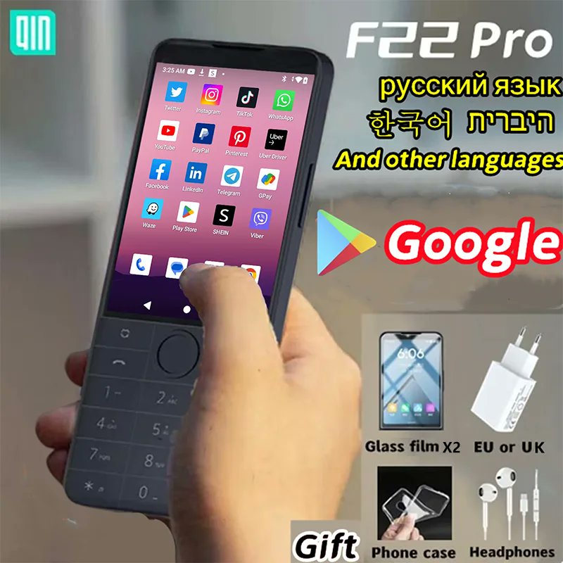 aliexpressbdeal's tweet image. 425 / 
BIG Promotion #11.11 #blackfriday #cybermonday !!!
New Qin F22 Pro Smart Touch ScreenPhone Wifi 5G+3.5 Inch 4GB 64GB Add Google Store Android QinGlobal Version Mobile Phone

Purchase link: s.click.aliexpress.com/e/_c4rykzpX

Make your order quickly or add to y