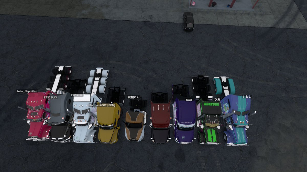 m_sammy0333's tweet image. 今週も氷魚さん@hiohirose ちのconvoyに参加させてもらいました😊
ボタンボックスの割り当て何とか間に合った
＃ATS