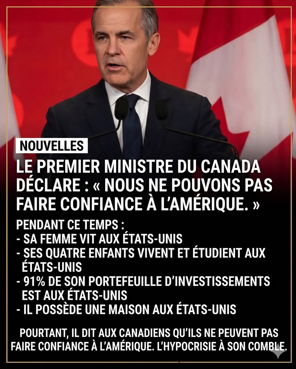 Je n'ai aucun conflit d'intérêts avec mon travail de PM au Canada. Toutes mes investissements se trouvent majoritairement aux États-Unis. 😜
