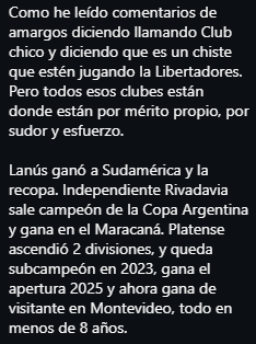 HAGOV Platense🦑⭐️ tweet media