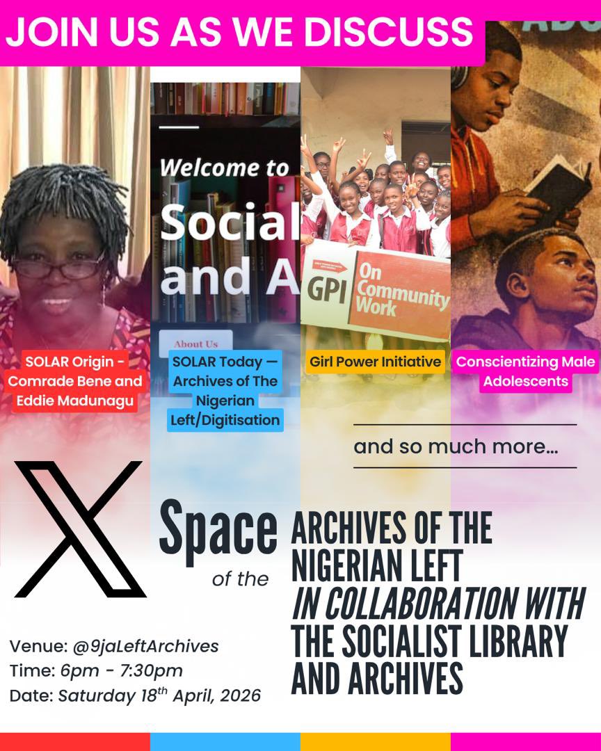 Archives of the Nigerian Left tweet media