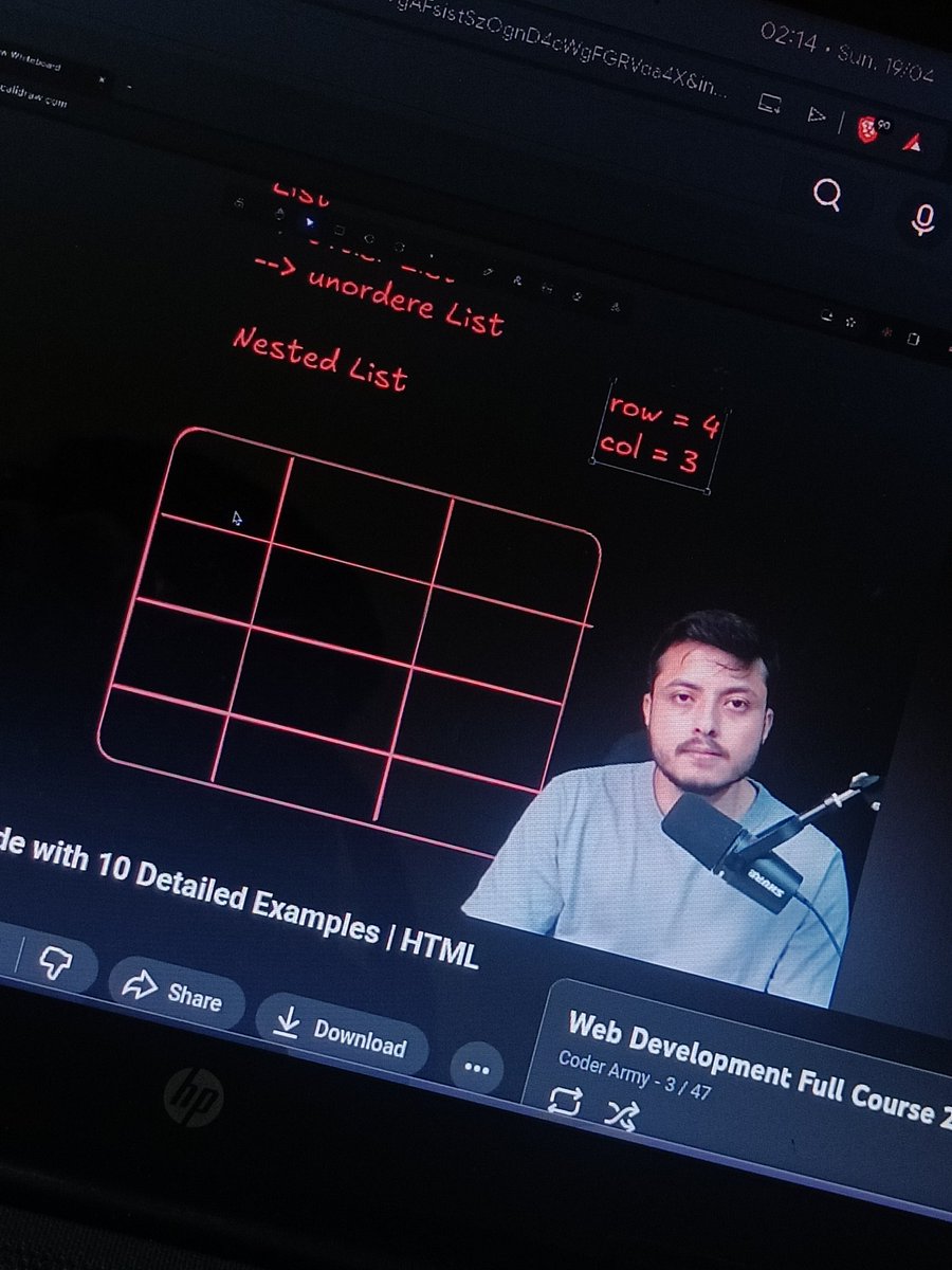 adiityavermaa's tweet image. Day 3 🚀

Worked on HTML lists &amp;amp; tables today 💻

📋 Nested Lists
📊 Tables

Slowly turning concepts into actual structure 🌐

Learning step by step 🔥

#100DaysOfCode #WebDev #LearnInPublic
#LearnDaily #LearnAndBuild