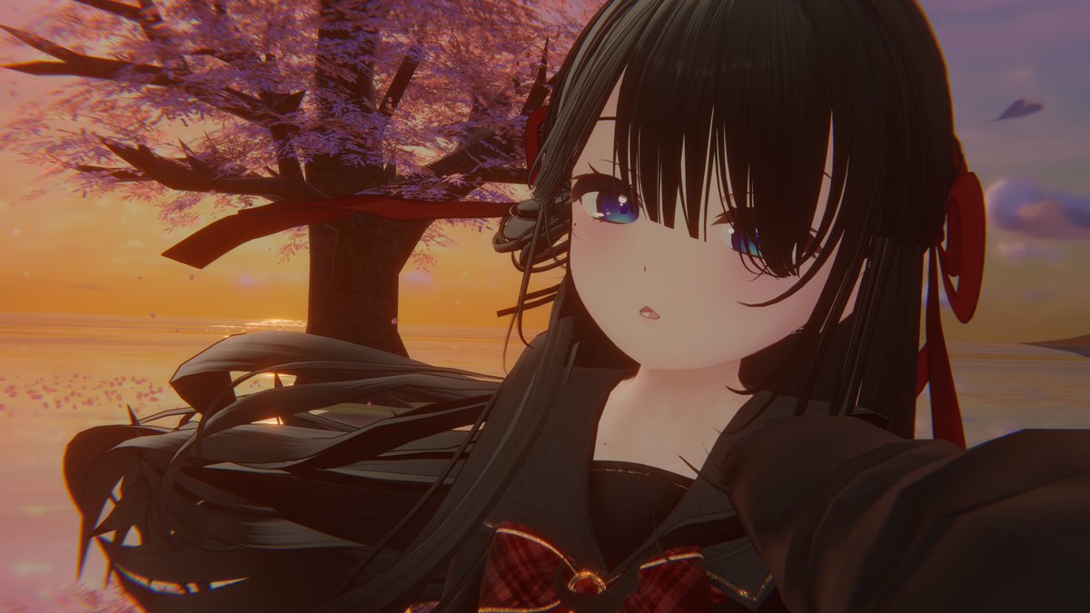 自撮り
#おはようVRChat
#VRChat
world：4월은 너의 거짓말 (四月は君の嘘)