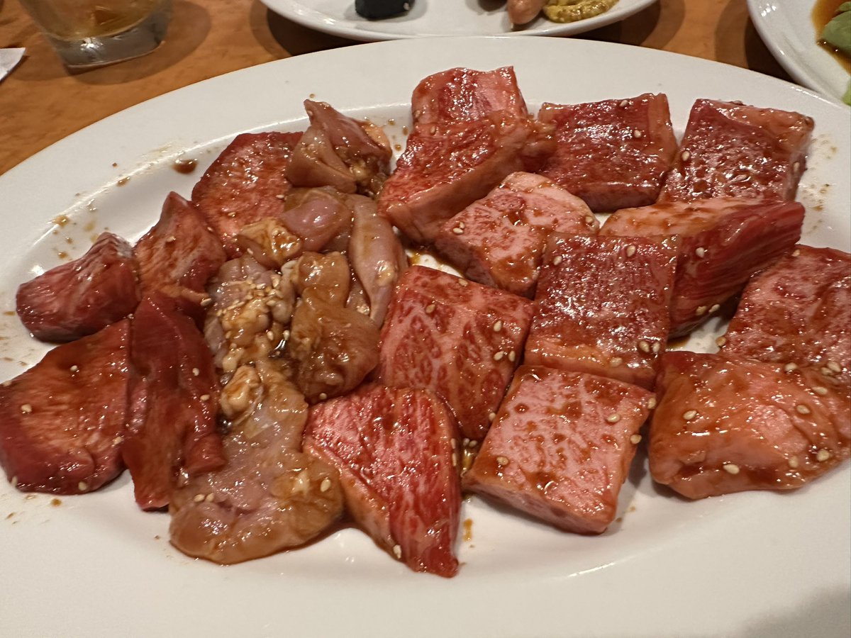 lp500_s's tweet image. 皆さんおはようございます☺️
昨日は久しぶりの焼肉最高でした☺️
#慰労会
#iPhone14Pro