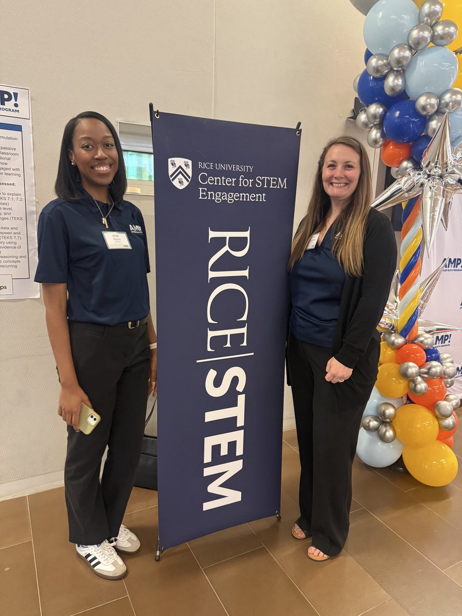 GwenanneGabel's tweet image. Today was the big #AMP day for Rice Center for STEM Engagement (R-STEM) and it was phenomenal. This group of teachers dove into the deep end of inquiry learning. It was impressive to see their success with all the tools they took from this experience.