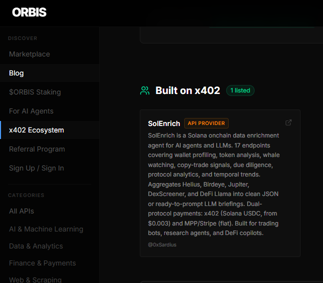 Orbis API tweet media
