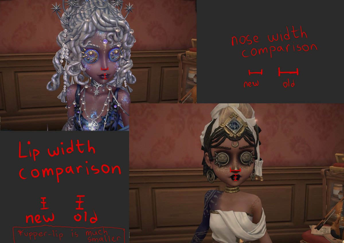 I don’t think I’ll ever not be upset about how quickly they “fixed” Freddy’s hairline when I KNOW they got multiple emails, messages in q&amp;a, &amp; comments telling them to fix Pat’s skins

<a href="/GameIdentityV/">Identity V</a> <a href="/IdentityVJP/">【公式】IdentityV 第五人格</a> un-whitewash her and all your other dark skinned characters