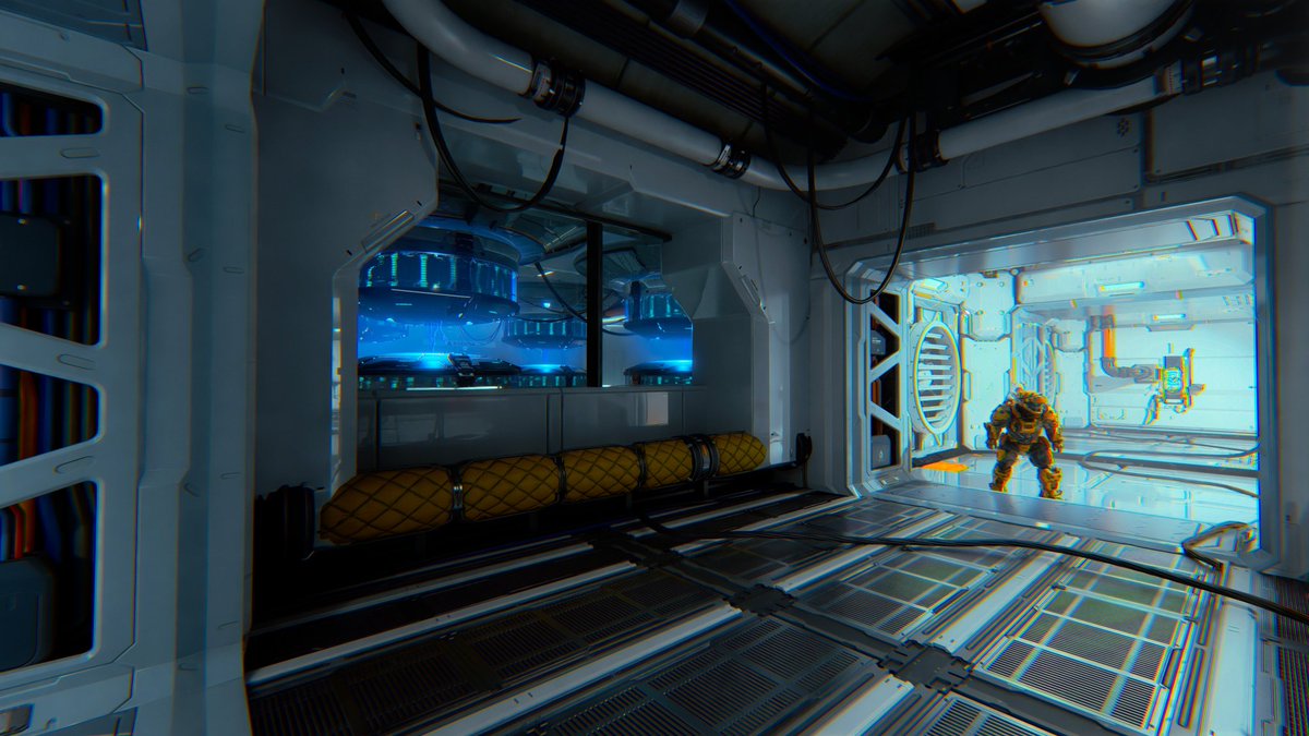 BlooHook's tweet image. Feel free to peruse these native 4K DLAA path traced Pragmata visuals 👀

#Pragmata #RTXOn #DLSS45 #RTX5090