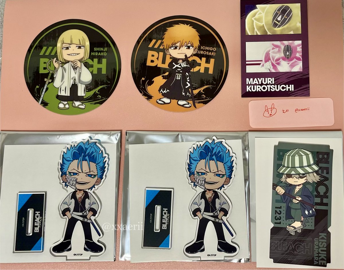 交換】 BLEACH AmoCrepe アモクレープ 譲 コースター：黒崎一護、平子