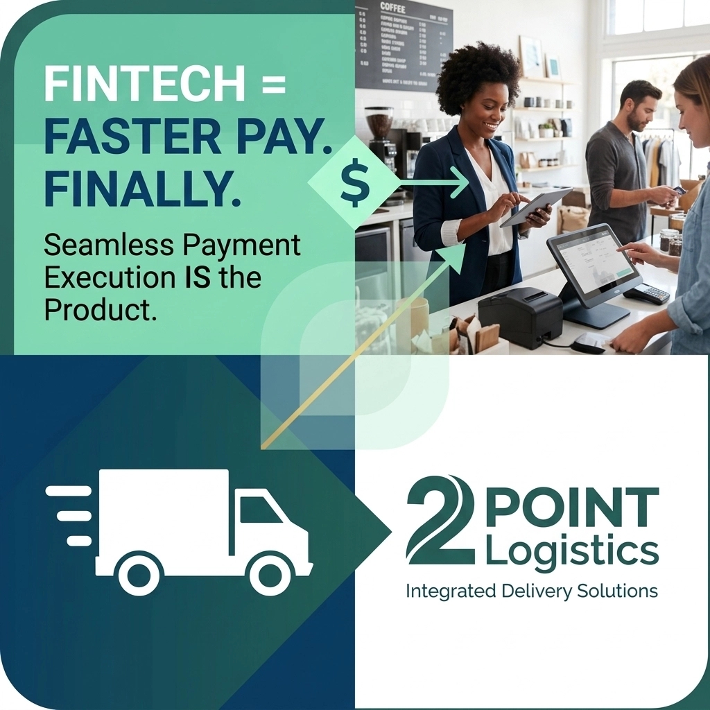 2PointDeliver's tweet image. Logistics is about the follow-through. Getting paid faster matters as much as making sure it arrives. Our fintech layer gets it done for you.

sandbox.2pointlogistics.com
Full story: lnkd.in/eMJkBJhy #Logistics