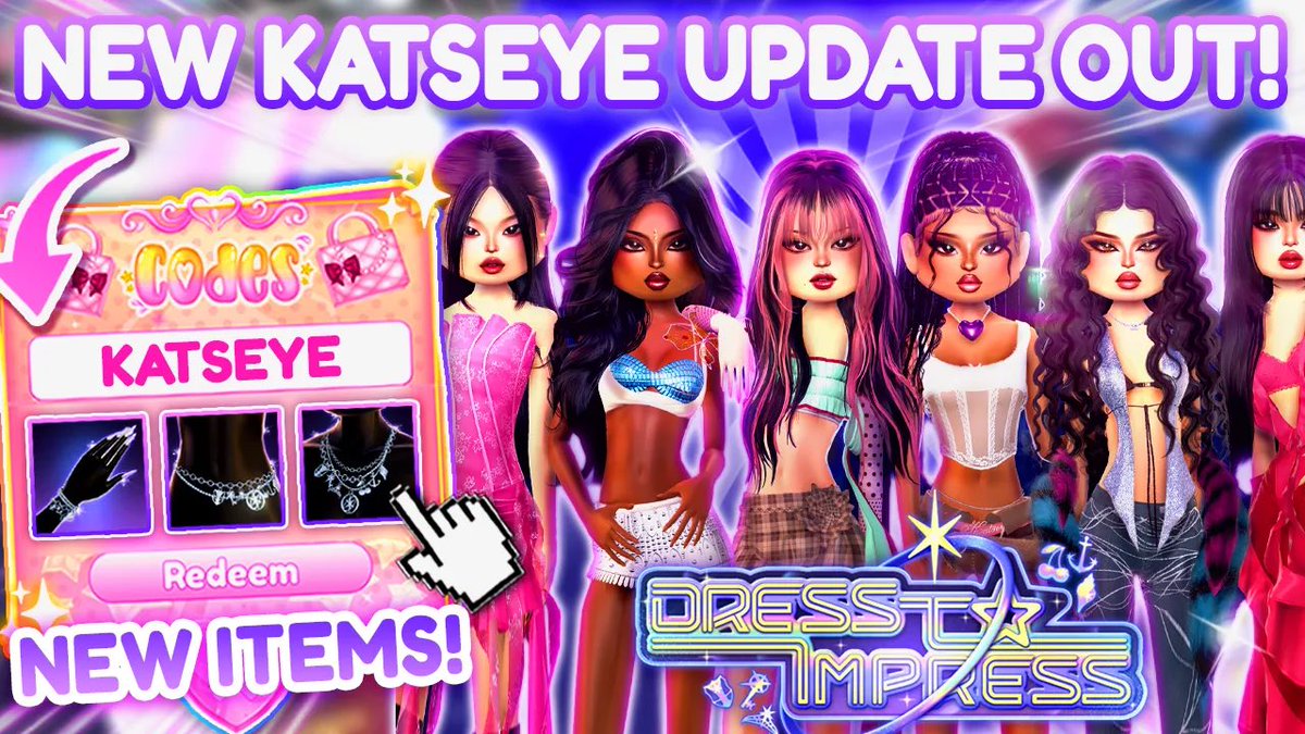 HelloKiaraYT's tweet photo. New video!
Thumbnail: @iiiBxbbles
KATSEYE Update Out NOW In Drress To Impress!!! #roblox #dresstoimpress #dticodes @_Dress2Impress
Link:
https://t.co/ABS7jQB1wo https://t.co/RNcPnErEi1