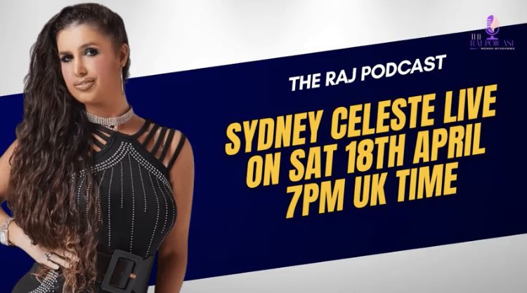 __SydneyCeleste's tweet photo. Had a great Time today doing an interview on #therajpodcast #femalespotlight we talked about my new song and many other things If you missed it you can go here to check it out : https://t.co/qHIOm2QsTT
#sydneyceleste #christianr&b #newrelease #bigrecords https://t.co/9x23AqIRiV https://t.co/PbakgA7jUN