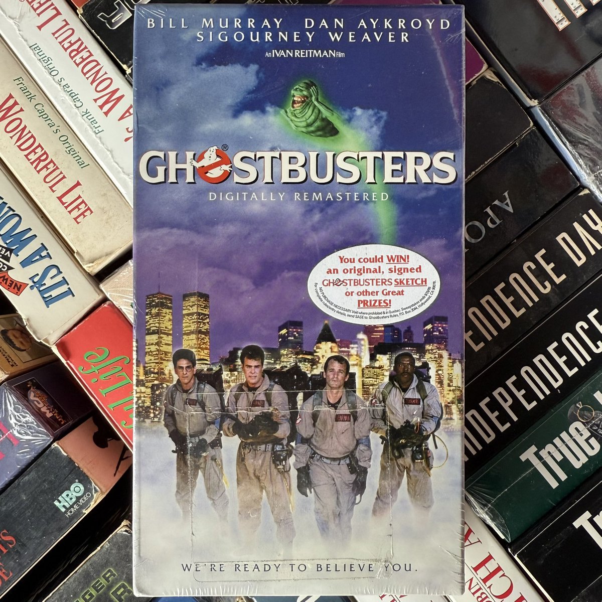 FirkensteinFilm's tweet image. “We came, we saw, we kicked its ass!”
#ghostbusters #ghostbustersvhs #billmurray #danaykroyd #sigourneyweaver