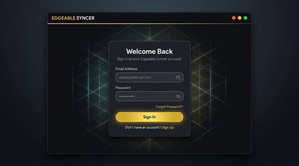 edgeabletrade's tweet image. Huge shout-out to our beta crew — Edgeable Syncer (local trade copier) is rolling out for copy trading. Your feedback genuinely ships the next fixes.

Not in yet? Waitlist + Discord: edgeable.trade/waitlist

#futures #propfirm #trading #Edgeable