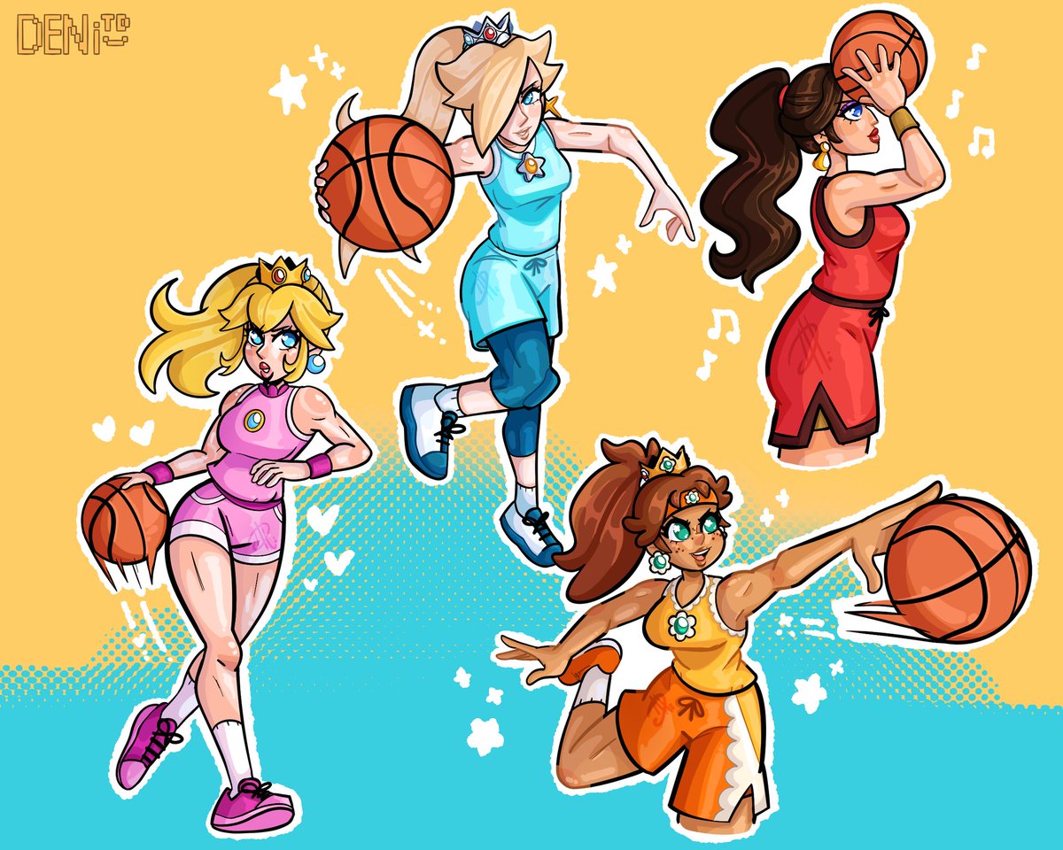 deniiTD's tweet image. Get your head in the game! 🏀✨
#Nintendo #mario