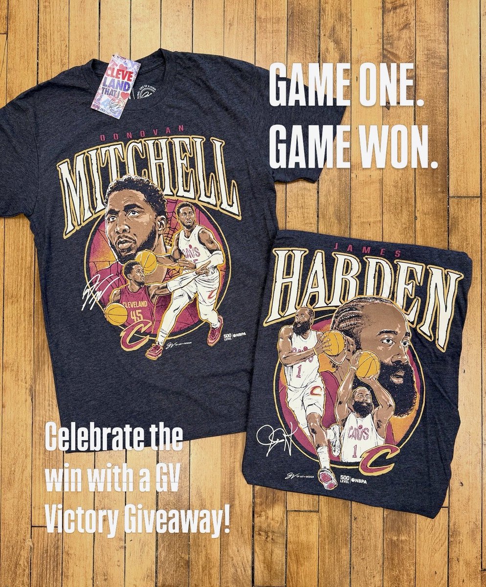 A big win thanks to these guys today! 

Celebrate the Victory with a GV Giveaway! Like and RT this post to win a $35 GV gift card to grab some of our brand new Playoff drops! 🔥🔥🔥

One random winner will be picked before Game 2! Let’s go!