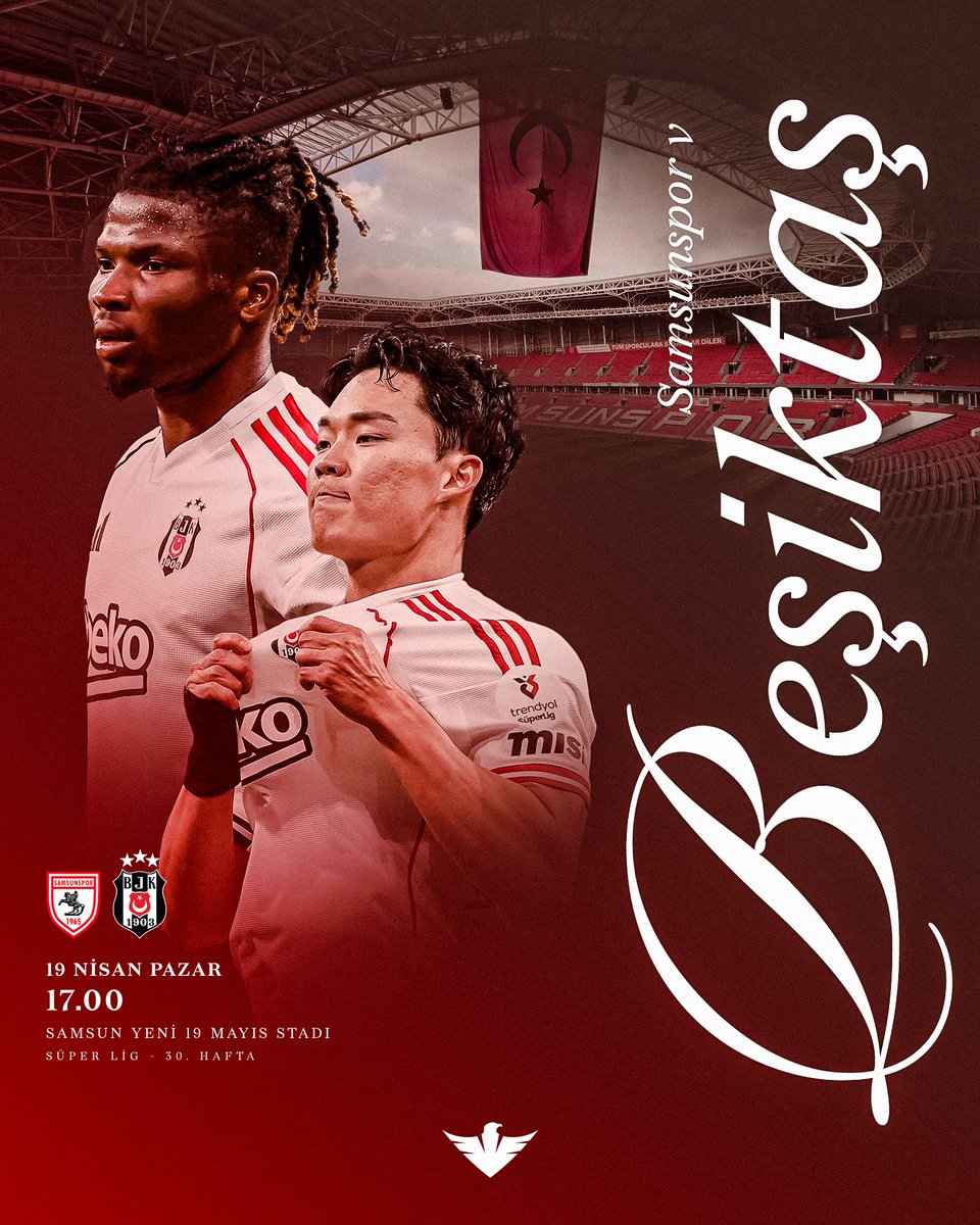 HaberKartali's tweet image. #MatchDay | Samsunspor - Beşiktaş
