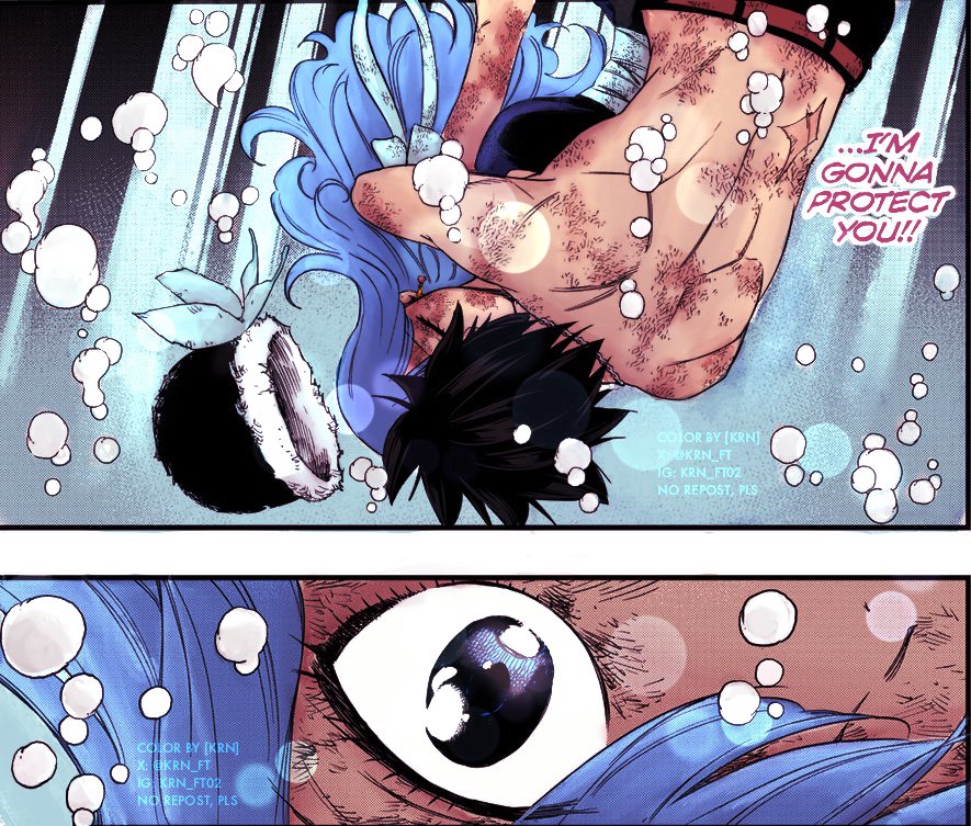 KRN_ft's tweet photo. This time… 🩵

#FairyTail #FairyTail100YearsQuest #FT100YQ #gruvia #FT100YQspoilers https://t.co/qQtbAAbhgG
