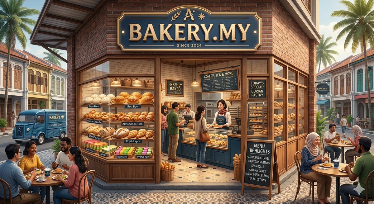 Daseingram's tweet image. 🌟 Bakery.my — simple name, massive appetite. 🍞
Perfect for local bakeries, online ordering platforms, or a national food brand.

Clean. Tasty. Unforgettable.

#Bakery #FoodBrand #Ecommerce #LocalBusiness #FoodTech #Branding #Domains #Startup #DigitalAssets