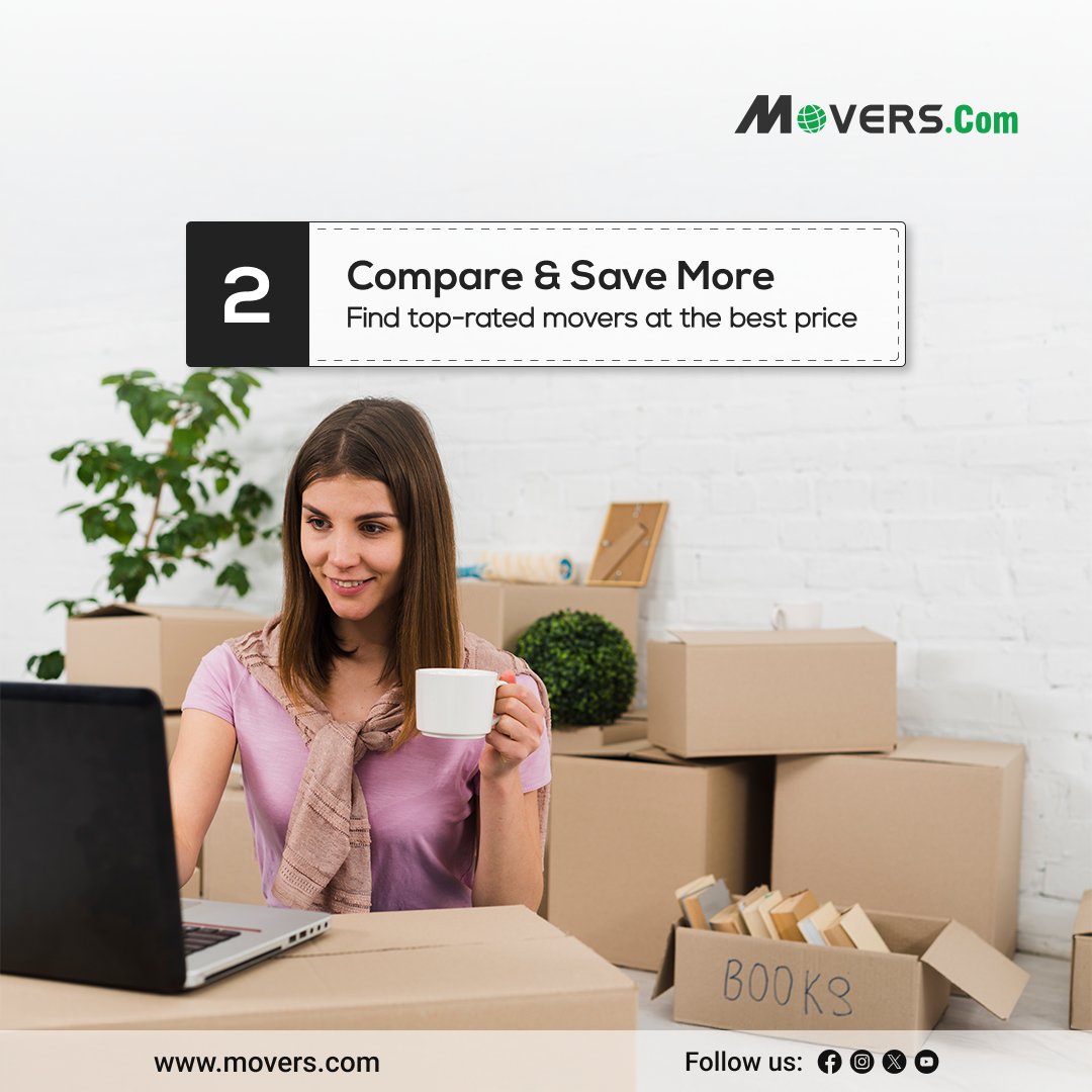MoversCom's tweet image. Most people overpay for movers… simply because they don’t compare 😬

The smartest move? Compare first, then book ✔️

👉 Get your free quotes in minutes &amp;amp; move smarter

#MoversCom #MovingTips #SaveMoney #MovingHacks #SmartMoving #MovingDay #CompareAndSave #RelocationTips