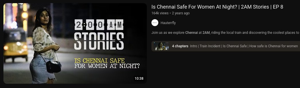 canarese_'s tweet image. If you are a woman in chennai please make sure to go out in groups or have a pepper spray in hand. It will save your lives.
#women #safety #chennai 

youtu.be/fEWxZSE0vhs?si…