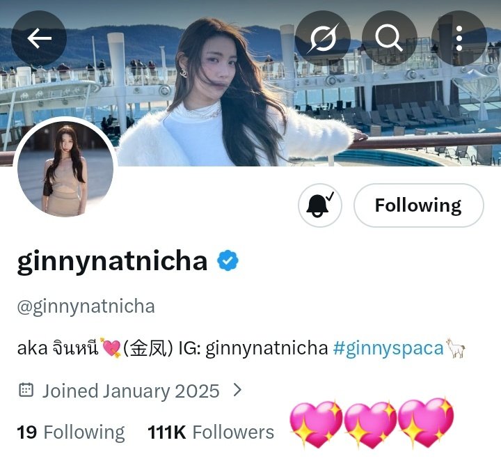 111K ! What a beautiful number🫢🫶🏻
It's nice to see more and more people loving you🥹🫶🏻
1M soon..💪🏻💪🏻 <a href="/ginnynatnicha/">ginnynatnicha</a> 

GINJAY FALL IN LOVE IN HZ 
#GinJay1stFMinHangzhou
