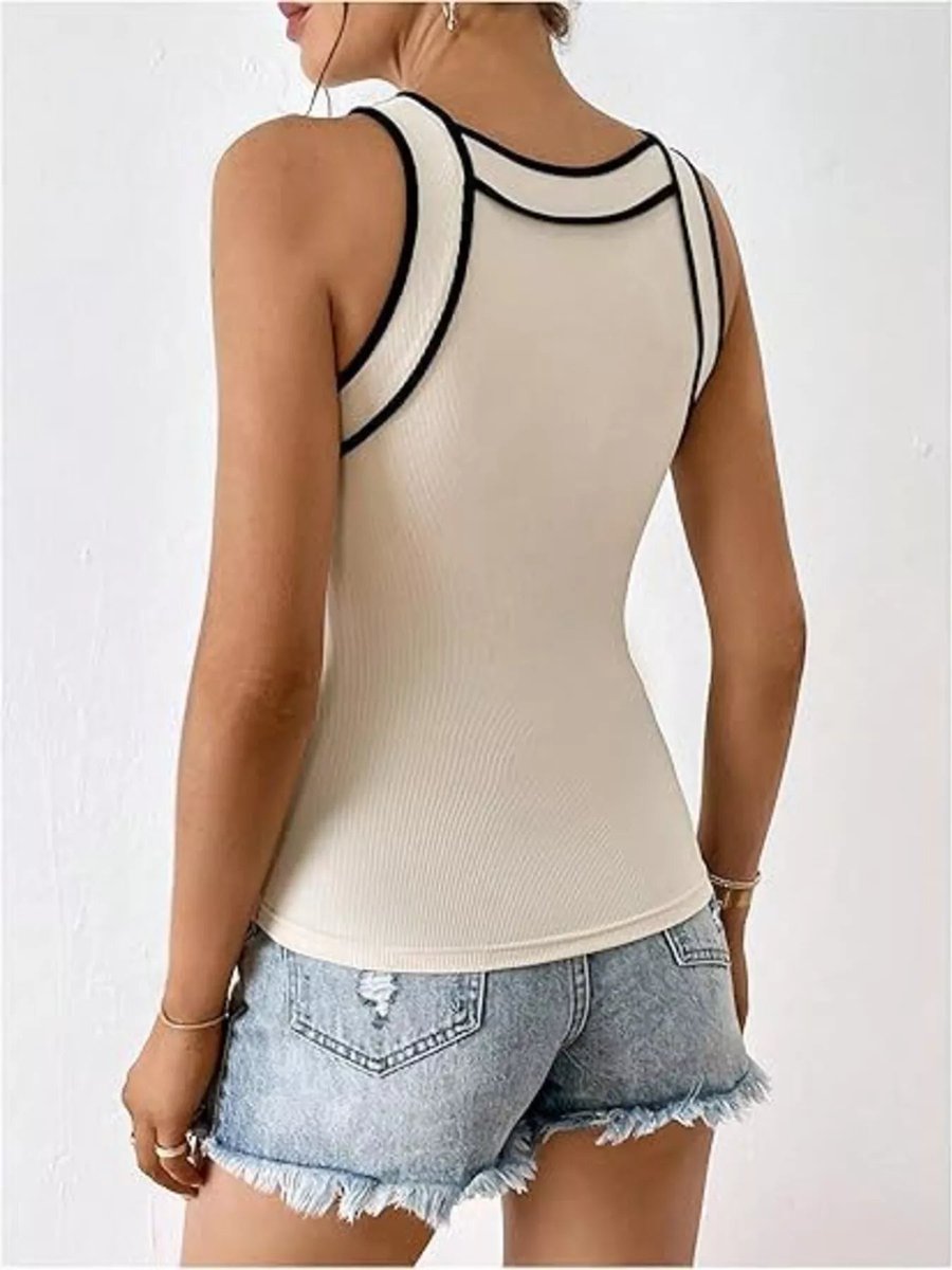 LadyRosOfficial's tweet image. Ribbed Knit Contrast Trim Tank Top ✨💕💋

This is your sign to treat yourself. Add to cart. 😍💕 #ShopNow

#FashionEdge #ShipFromOverseas #Tops