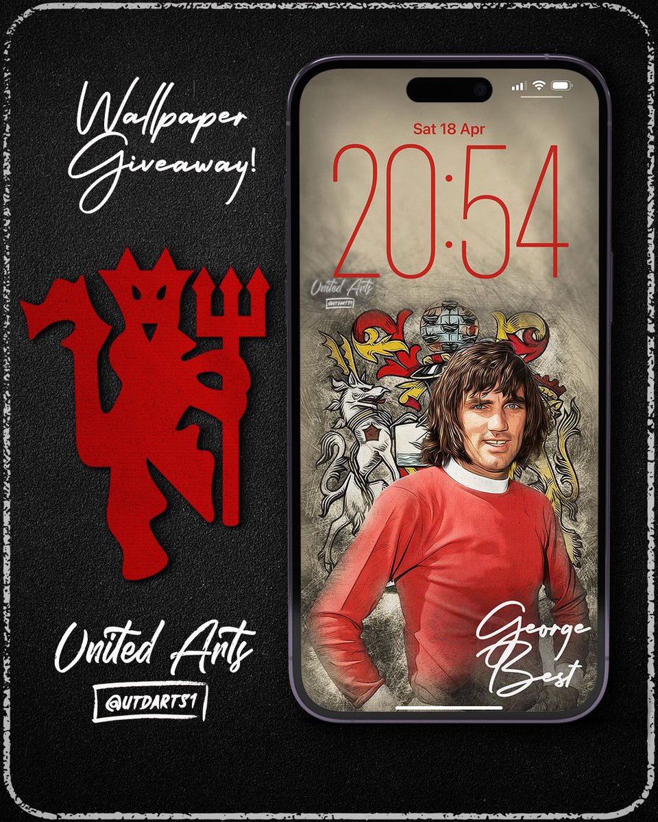 🚨 New Manchester United Wallpaper 

🇾🇪 George Best 🇾🇪

Few players have ever managed to mesmerise a crowd the way George Best did.

This wallpaper is for those who appreciated his genius.

Simply Follow &amp; RT, and it’s yours 🔴⚪️⚫

 #GeorgeBest #MUFC