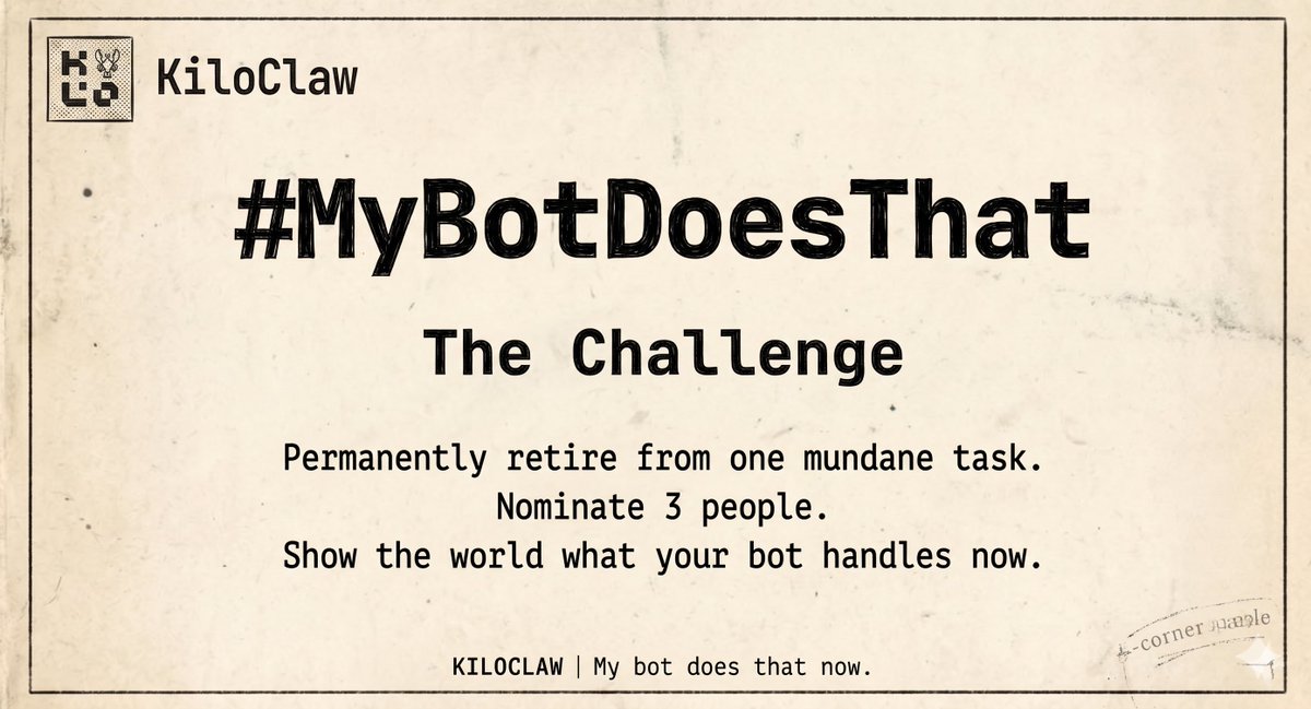 The Kilo team retired from 7 tasks this week.