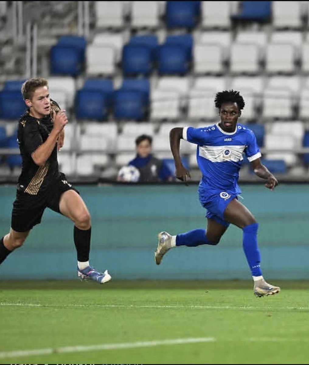GhanaianPlayers's tweet photo. Nana Kofi Donkor (19, LW) 
opened the scoring for Dinamo Tbilisi, netting his first goal of the season to give his side the lead.

 Meshakhte Tkibuli responded to level the game, as both sides settled for a 1-1 draw in the Georgian league🇬🇪 

#GhanaianPlayersAbroad https://t.co/1aAbObWcC6