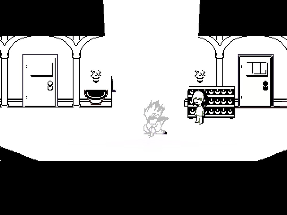 recrox's tweet image. 第2の聖域（The Second Sanctuary）にも到達
たまごも回収したし、収集要素は完了
#DELTARUNE #Steam