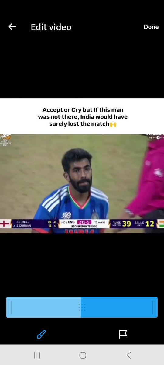 CricketRise07's tweet image. Sach kadwa hota hai… Bumrah nahi hota toh match gaya tha 💔➡️💙
#JaspritBumrah #TeamIndia #INDvsENG #Cricket #IndianCricket #BumrahMagic #ClutchPlayer #MatchWinner #YorkerKing #BleedBlue #CricketLovers #GameChanger #INDwin #WorldCupVibes #CricketReels