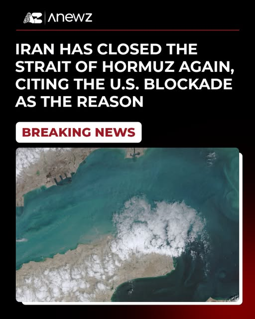 SaveSJarrah's tweet image. #IranWar, 18 Apr 2026
Iran announced a new closure of the Strait of Hormuz after reopening it, accusing the US of piracy after it failed to end its own naval blockade.
#NetanyahuWarCriminal #Boycottisrael
#TrumpWarCriminal #BoycottUSA