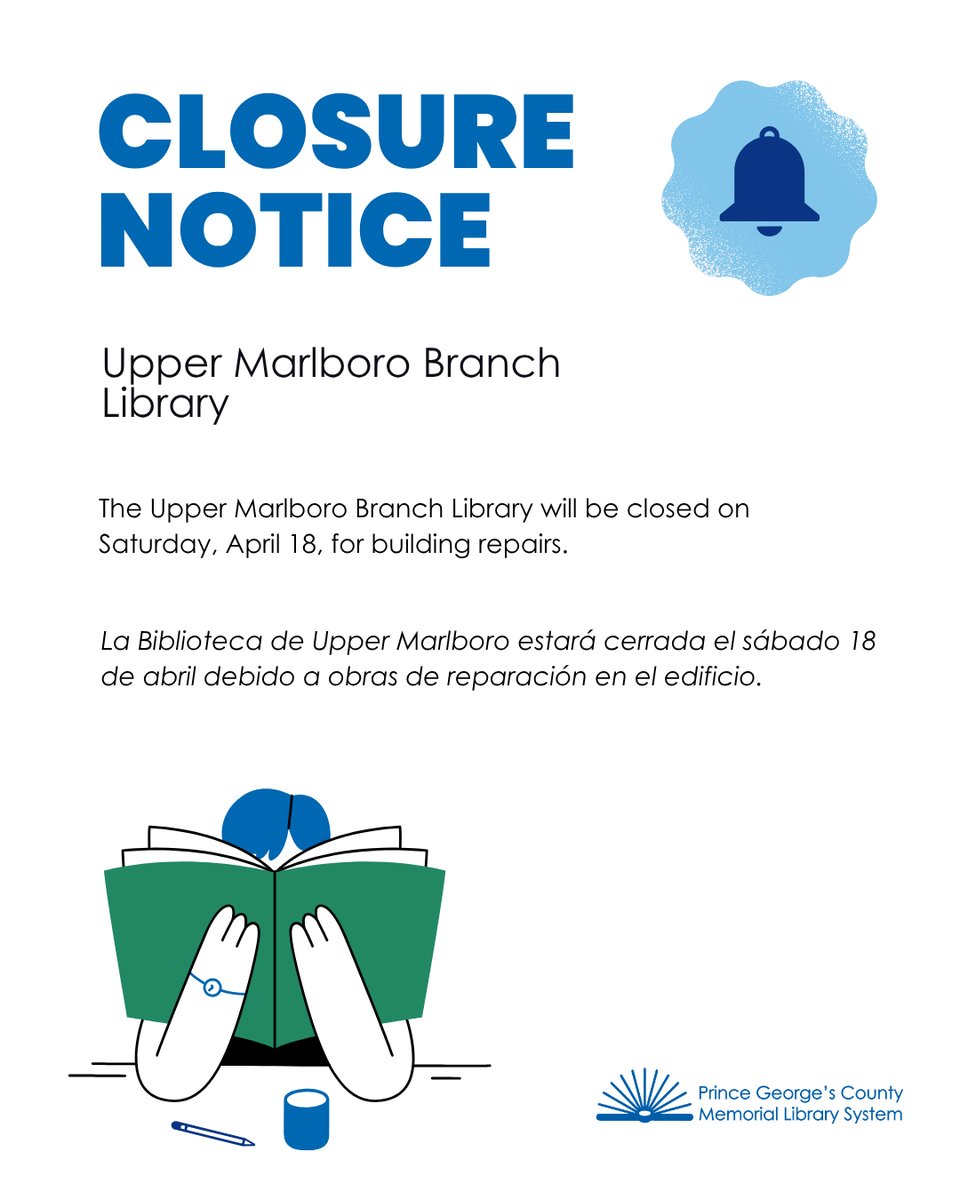 Prince George's County Memorial Library System tweet media