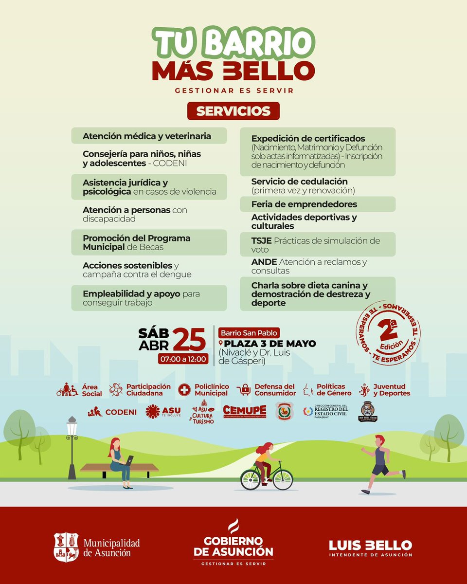 Municipalidad de Asunción tweet media