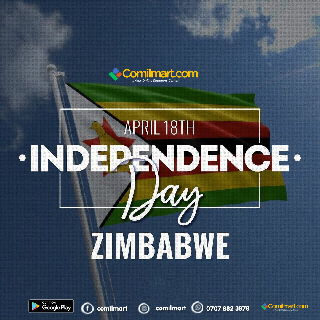 ComilMart's tweet image. Today we celebrate Zimbabwe 
A nation rich in culture, courage, and history.
Comilmart wishes you a joyful Independence Day! 
Keep rising, keep shining 

#Comilmart #ZimbabweIndependence #AfricanPride #CelebrateFreedom #GlobalCommunity #ShopGlobal