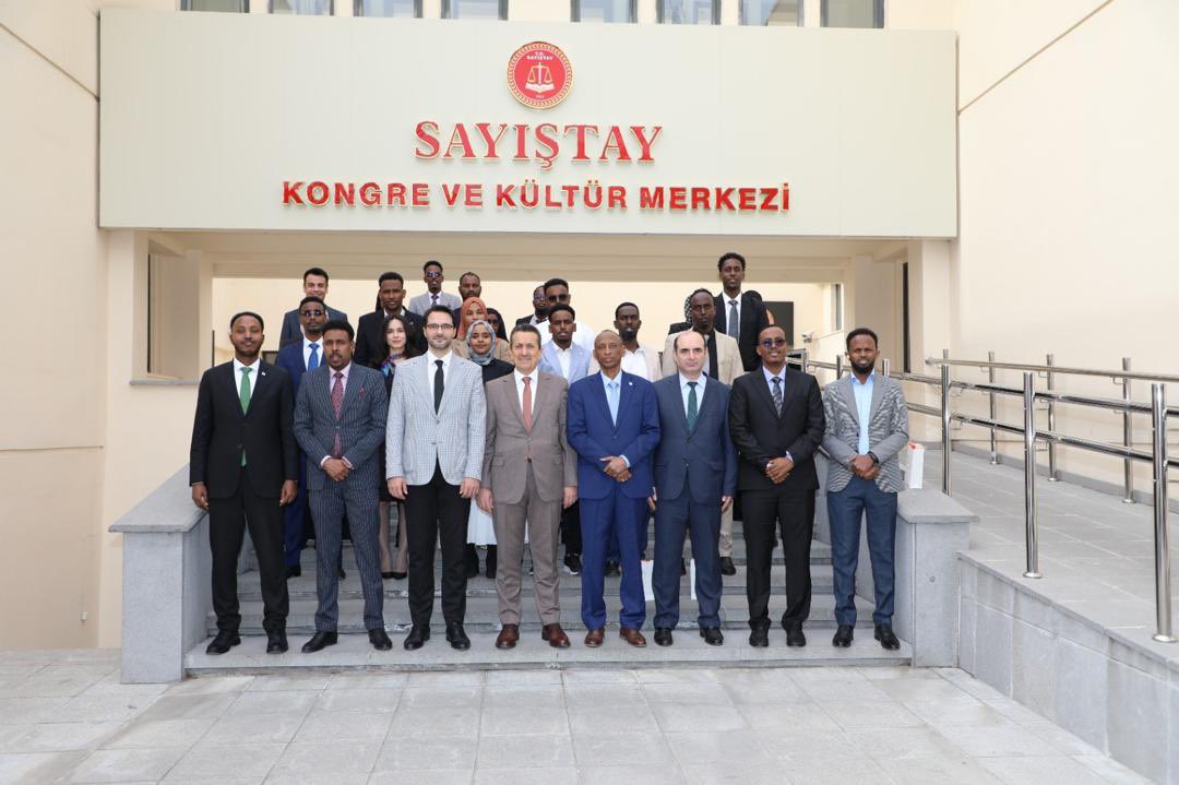 oagsomalia's tweet photo. @oagsomalia &amp; @TurkishSAI concluded a five-day Compliance Audit training in Ankara for 21 staff from OAGS, with participation from FMS audit staff. The program strengthened audit skills, professional exchange, &amp; cooperation between the two SAIs, &amp; closed with certificate awards. https://t.co/ir2znmAmoo