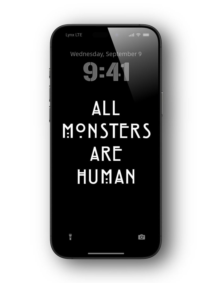 lynxchizzy's tweet image. All Monsters Are Human.
#iOS #wallspace