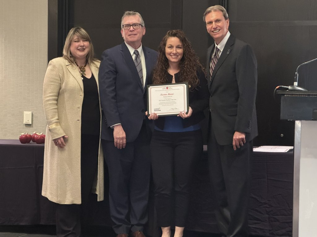 gilalvarez259's tweet photo. Congratulations to Kristen Harris from Wichita Ortiz Elementary on being honored as the 2027 Kansas Region IV Kansas Teacher of the Year Nominee! We are proud to celebrate your leadership, impact and dedication @WichitaUSD259 public schools! #WPSPROUD https://t.co/9j6NRrw0UG
